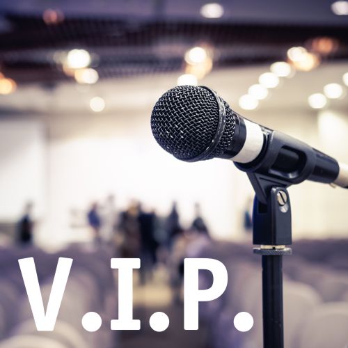 Microphone in Conference Seminar room Event Background